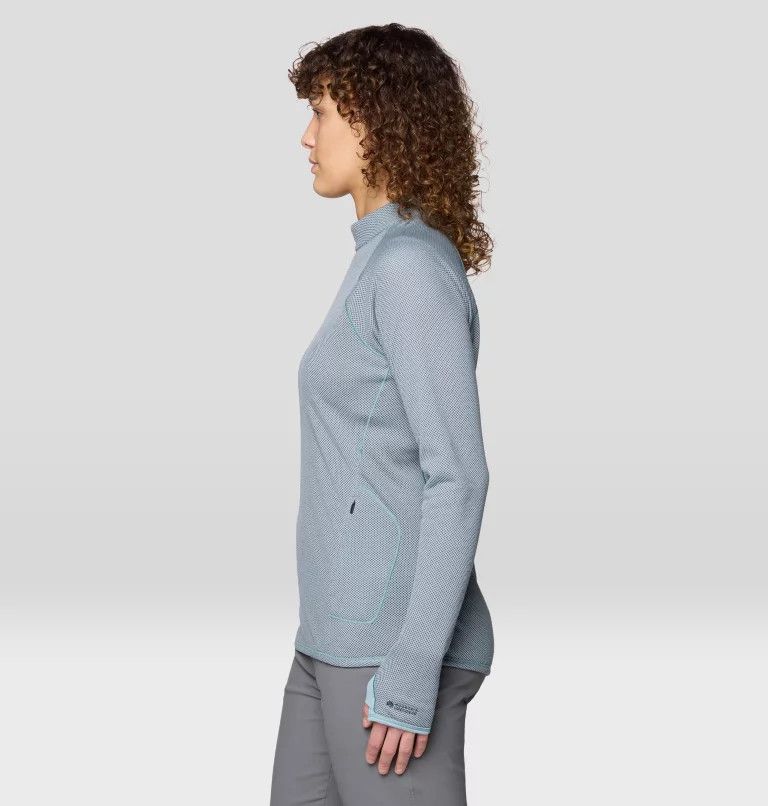 Mountain Hardwear Women&#39;s Airmesh Long Sleeve, Size: Small, Colour: Ice Shadow