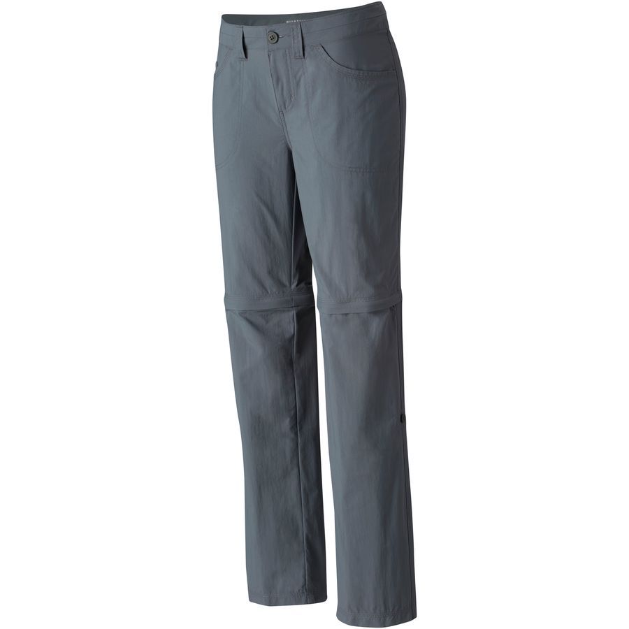 Mountain Hardwear Women&#39;s Mirada Convertible Pants 12 Graphite 32