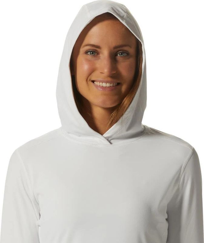 Mountain Hardwear Women&#39;s Crater Lake Long Sleeve Hoody Large Fogbank