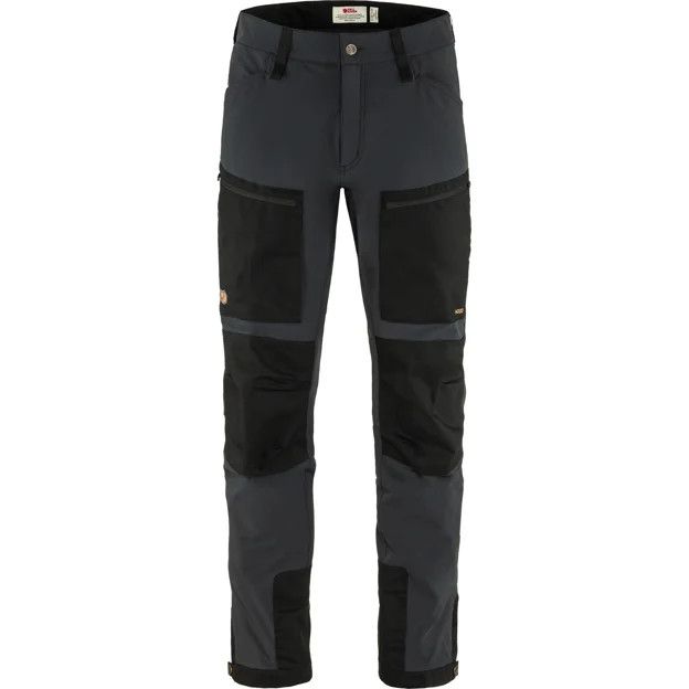 Fjallraven Men&#39;s Keb Agile Trousers Regular, Size: 48, Colour: Black/Black