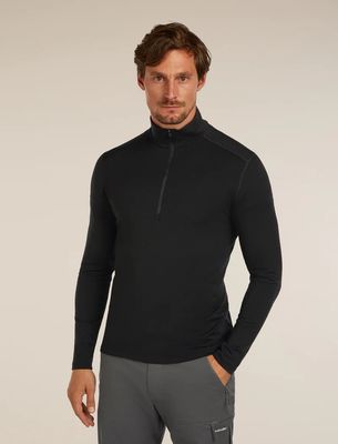 Icebreaker Men&#39;s Merino 200 Oasis Long Sleeve Half Zip Thermal Top