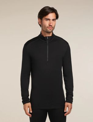 Icebreaker Men&#39;s Merino 260 Tech Long Sleeve Half Zip Thermal Top