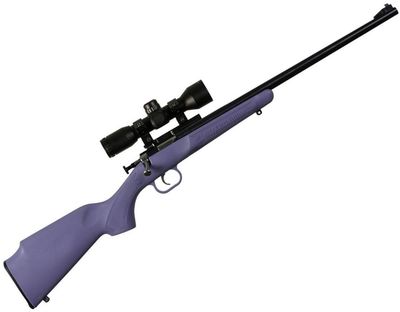 Keystone Cricket 22 LR Single Shot Rifle w/Scope Purple