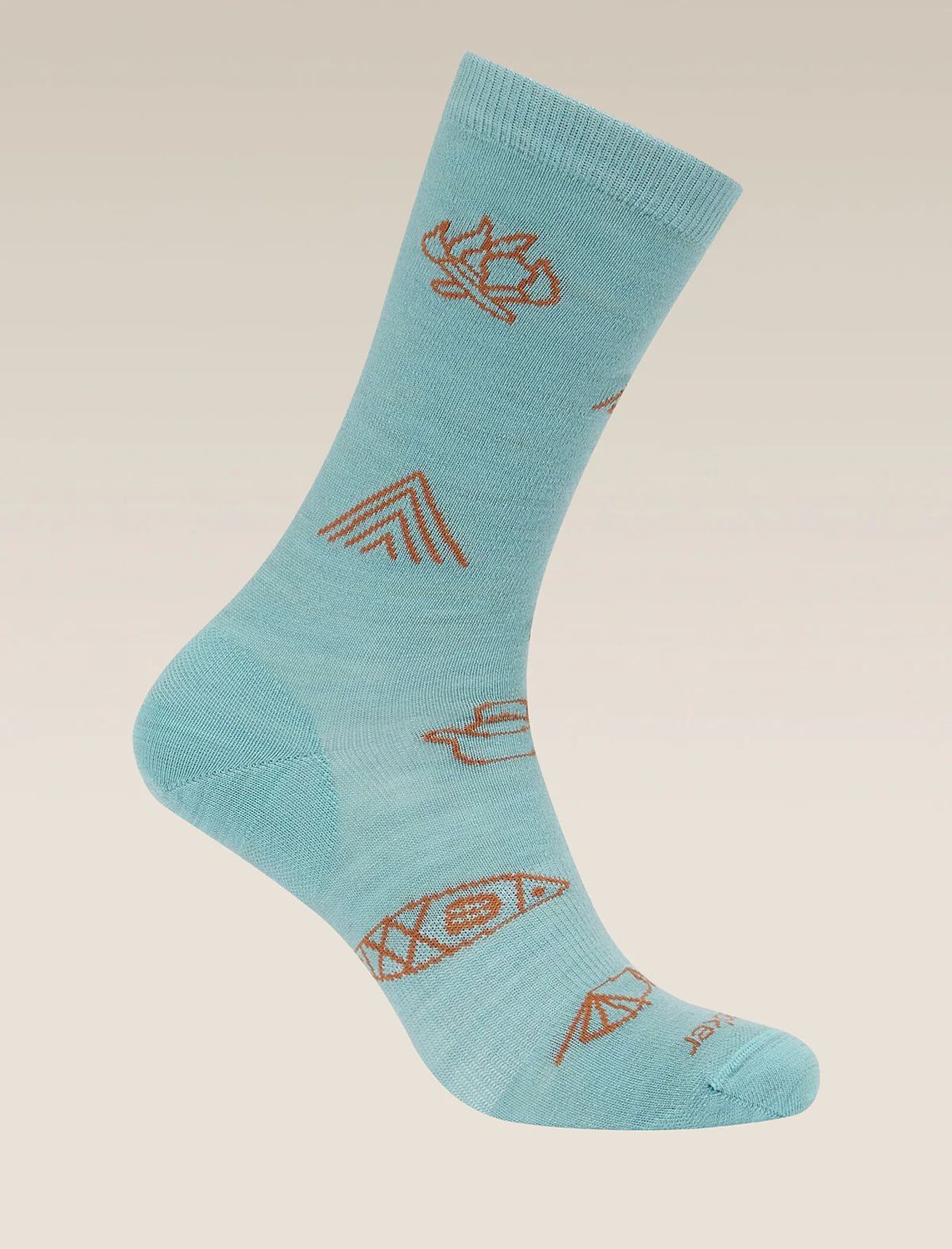 Icebreaker Men&#39;s Merino Lifestyle Ultralight Crew Socks Camp Essentials