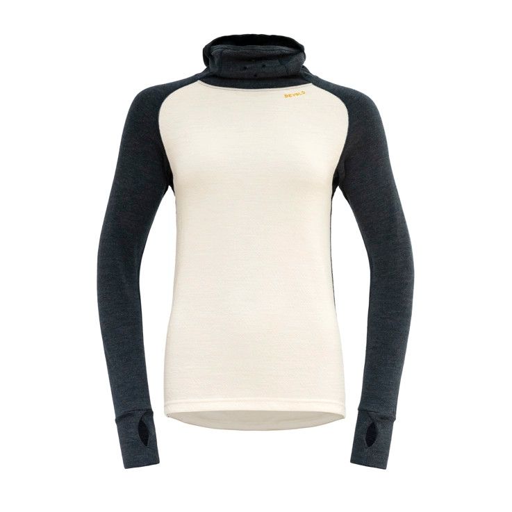 Devold Women&#39;s Expedition Merino Silk Hoodie, Size: XS, Colour: Ink/Off White