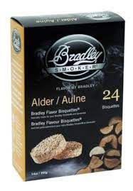 Bradley Smoker Bisquettes, Flavour: Alder, Size: 24/Pack