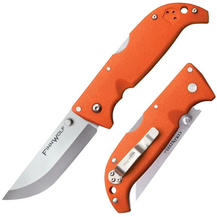 Colt Steel Finn Wolf Folding Knife - Blaze Orange