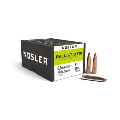 Nosler Ballistic Tip Hunting 6.5mm 140gr Spitzer