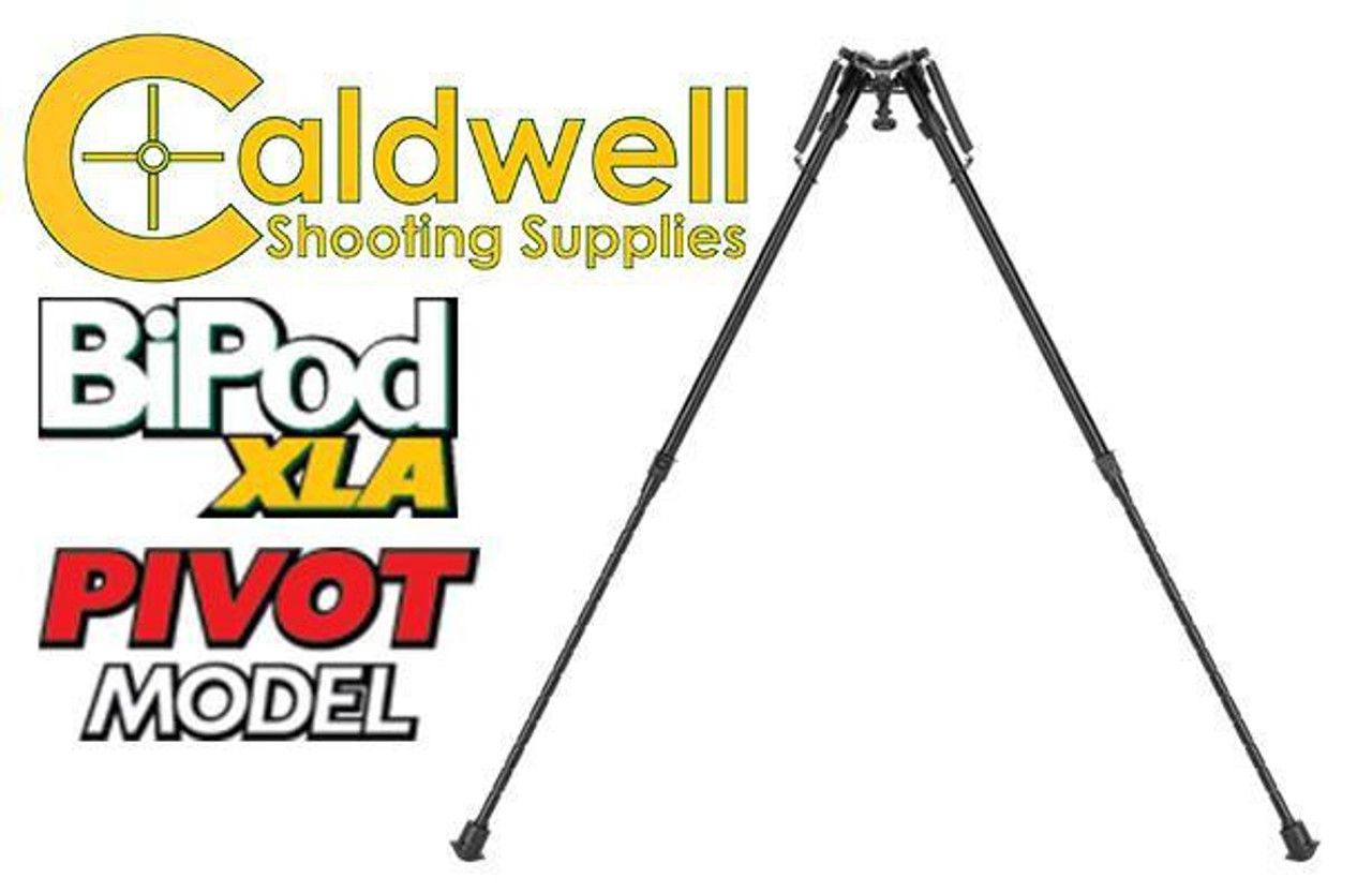 Caldwell XLA Bipods Pivot Model Black, Size: 13&quot; - 23”