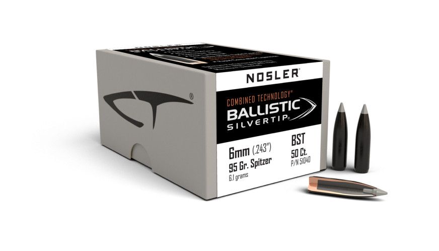 Nosler 6mm 95gr Ballistic Silvertip