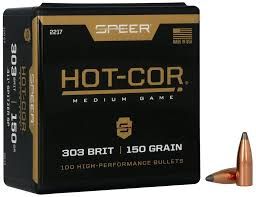 Speer Hot-Cor Rifle Bullet, .311, 150 Grain