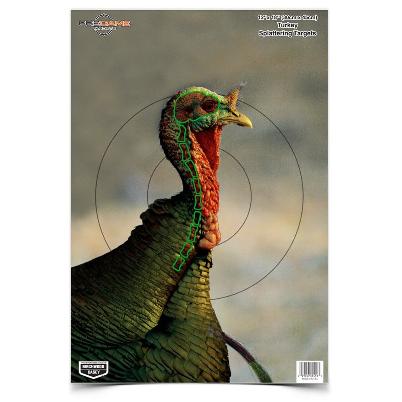 Birchwood Casey PREGAME 12&quot; x 18&quot;  Turkey Target 3/Pack