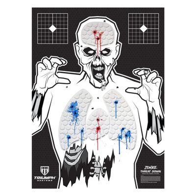Triumph Threat Down Bleeding Zombie Target