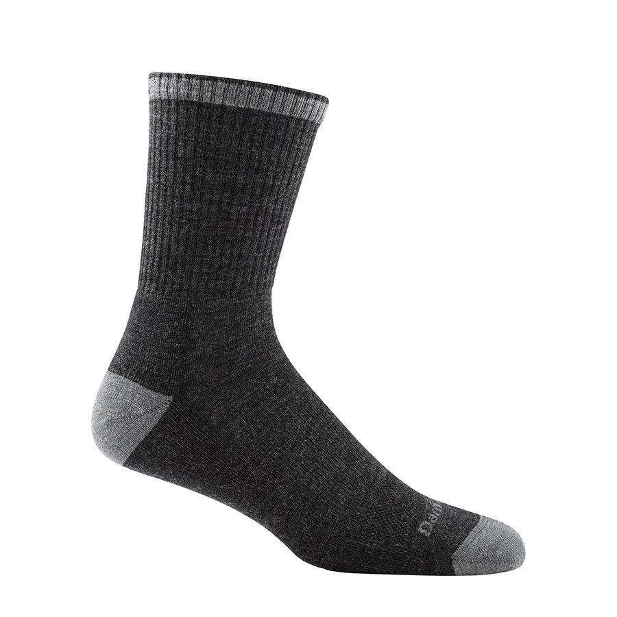 Darn Tough Men&#39;s Fred Tuttle Micro Crew Midweight Work Socks, Cushioning: Cushion, Size: Medium, Colour: Gravel