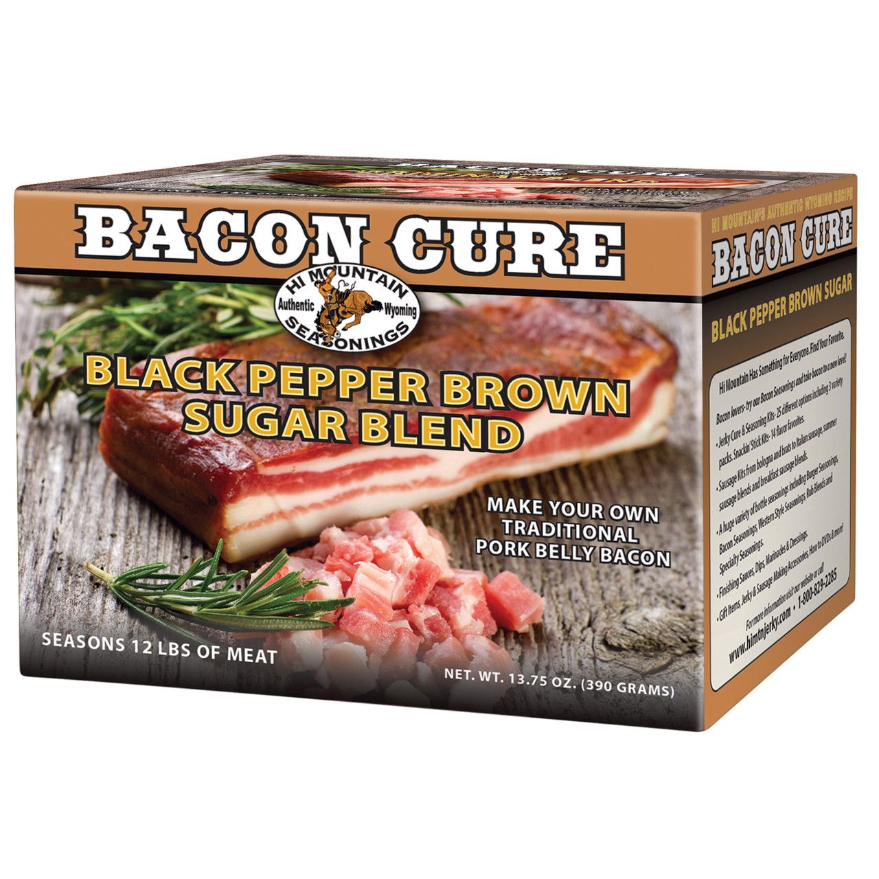 HI Mountain Black Pepper &amp; Brown Sugar Bacon Cure