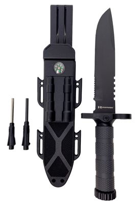 Campco Humvee Next Gen. Survival Knife w/ Sharpener &amp; Firestarter