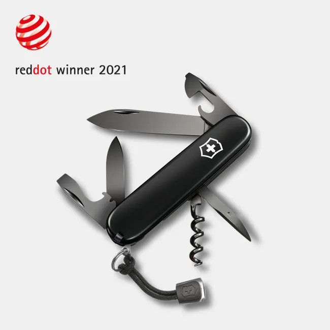 Victorinox Swiss Army Spartan Multi-Function Knife, Colour: Black