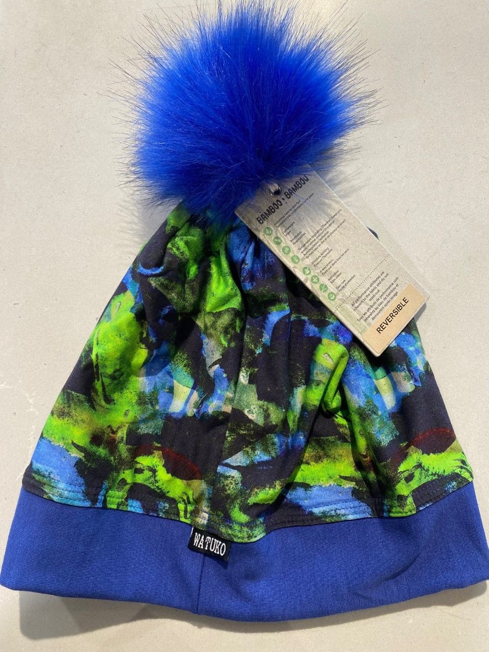 Watuko Winter Adult Reversible Pom Hat WPHA-404 One Size