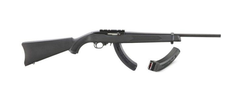 Ruger 10/22 Carbine Semi-Automatic Rifle 22 LR 18.5" Blued Barrel, Black Synthetic Stock