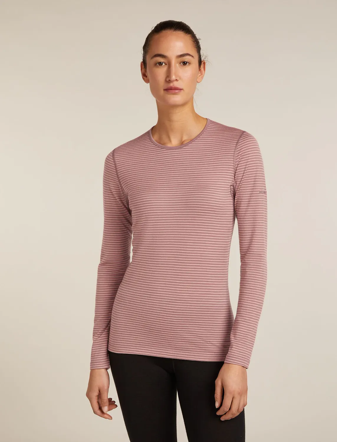 Icebreaker Women's Merino 200 Oasis Long Sleeve Crewe Thermal Top