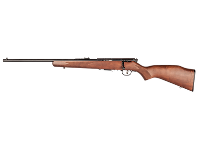 Savage 93GL Rimfire Bolt Action Rifle, Wood Stock, Blued, Left Hand 22 WMR