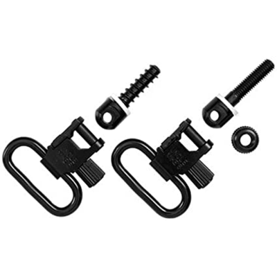 Uncle Mike's QD 115 Sling Swivels, Blued, 1-Inch Loop