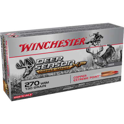 Winchester 270 Winchester 150 Grain Deer Season Copper Extreme Point