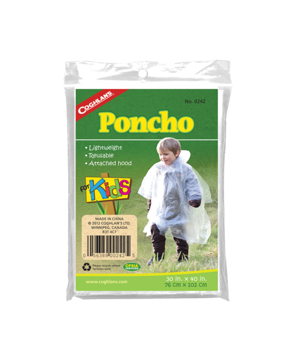 Coghlan's Kids Clear Poncho