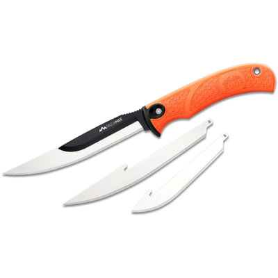Outdoor Edge Orange Handle RazorMax Fixed Blade Knife Outdoor Edge Orange Handle RazorMax Fixed Blade Knife