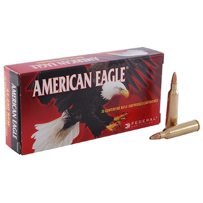 Federal American Eagle  22-250 Rem 50 Grain Jacketed Hollow Point