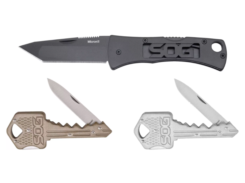 Sog Micron 2.0 and Key Knife Combo Pack