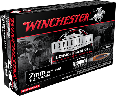 Winchester Expedition Big Game 7mm Rem Mag 168 Grain AccuBond Long Range