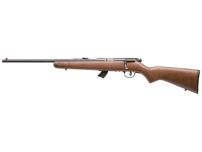 Savage Mark II GL Rimfire Bolt-Action Rifle, Left Handed, Wood Stock, Blued, 22 LR