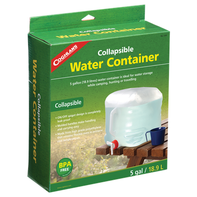 Coghlan's Collapsible Water Carrier 5US Gals (18.9 L)