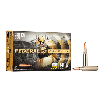 Federal Premium 260 Rem 120 Grain  Barnes TSX