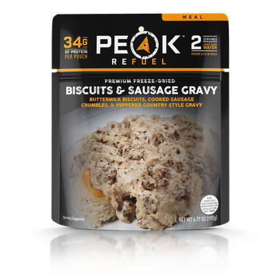 Peak Refuel Biscuits &amp; Gravy with Sausage - Pouch