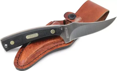 Schrade Old Timer 152OT Sharpfinger Fixed Blade Knife with Sheath (Clam)