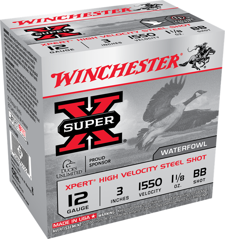 Winchester 12 Gauge 3" 1 1/8 Oz BB Steel Shot Winchester 12 Gauge 3" 1 1/8 Oz BB Steel Shot