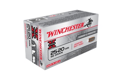 Winchester  Ammunition 25-20 WIN 86 Grain Super X Jacketed Soft Point
