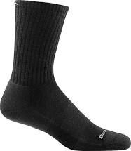 Darn Tough Men's The Standard Crew Lightweight Lifestyle Socks, Size: Small (Men's 5.5-7.5), Colour: Black