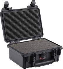 Pelican Products 1120 Small Case with Foam, Colour: Black