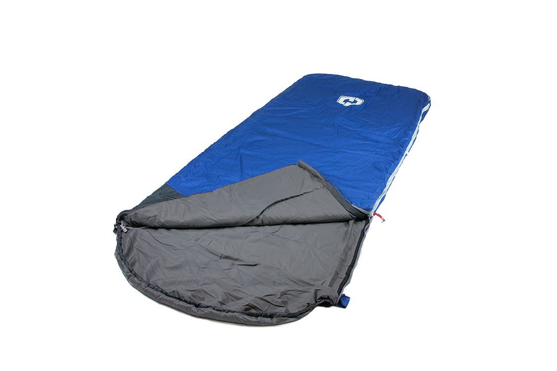 Hotcore Sleeping Bag R Series, Model/Rating: R-100 (0°C), Colour: Blue, Style: Rectangular