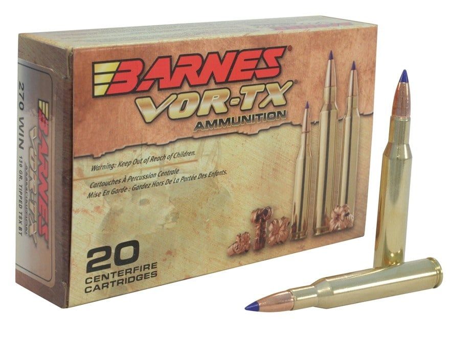 Barnes Vor-Tx Rifle Ammo TTSX BT, Caliber: 243 Win 80 Grain