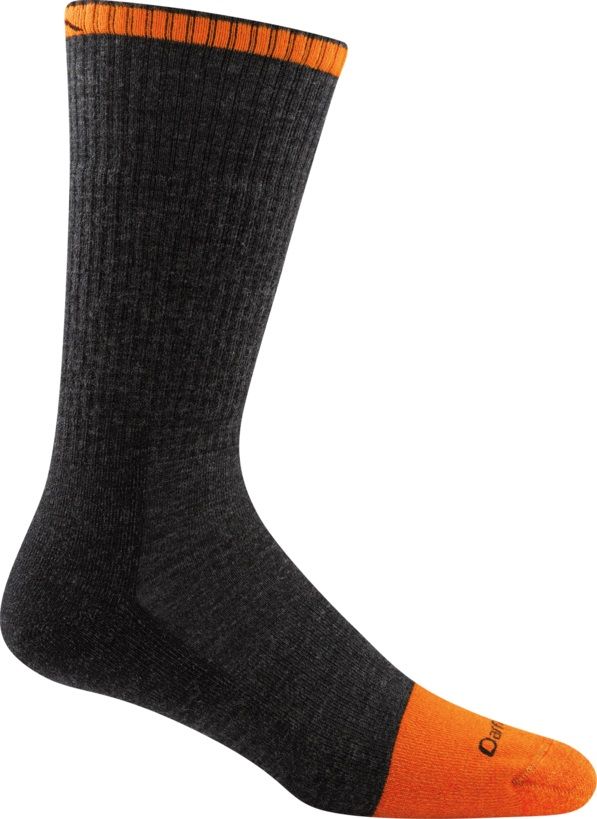 Darn Tough Men's Steely Boot Midweight Work Socks, Size: Medium (Men's 8-9.5), Colour: Graphite