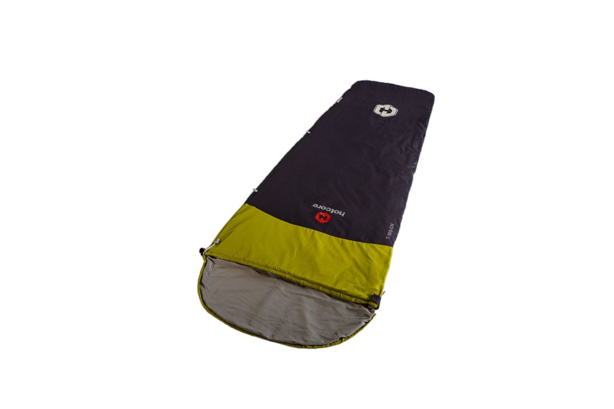 Hotcore Sleeping Bag T Series, Model/Rating: T-100 (0°C), Colour: Charcoal, Style: Tapered