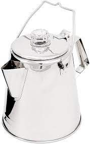 GSI Glacier Stainless Percolator, Size: 14 Cup