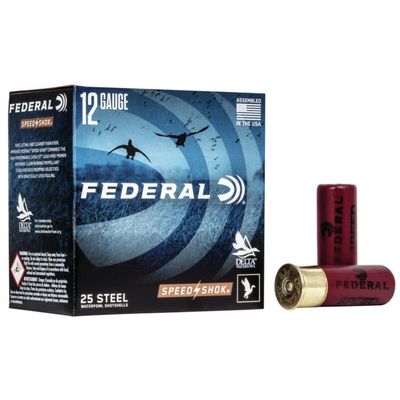 Federal 12 Gauge 3 1/2" 1 3/8 Oz #2 Steel Shot Federal 12 Gauge 3 1/2" 1 3/8 Oz #2 Steel Shot