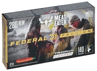 Federal Premium 280 Rem 140 Grain Trophy Copper
