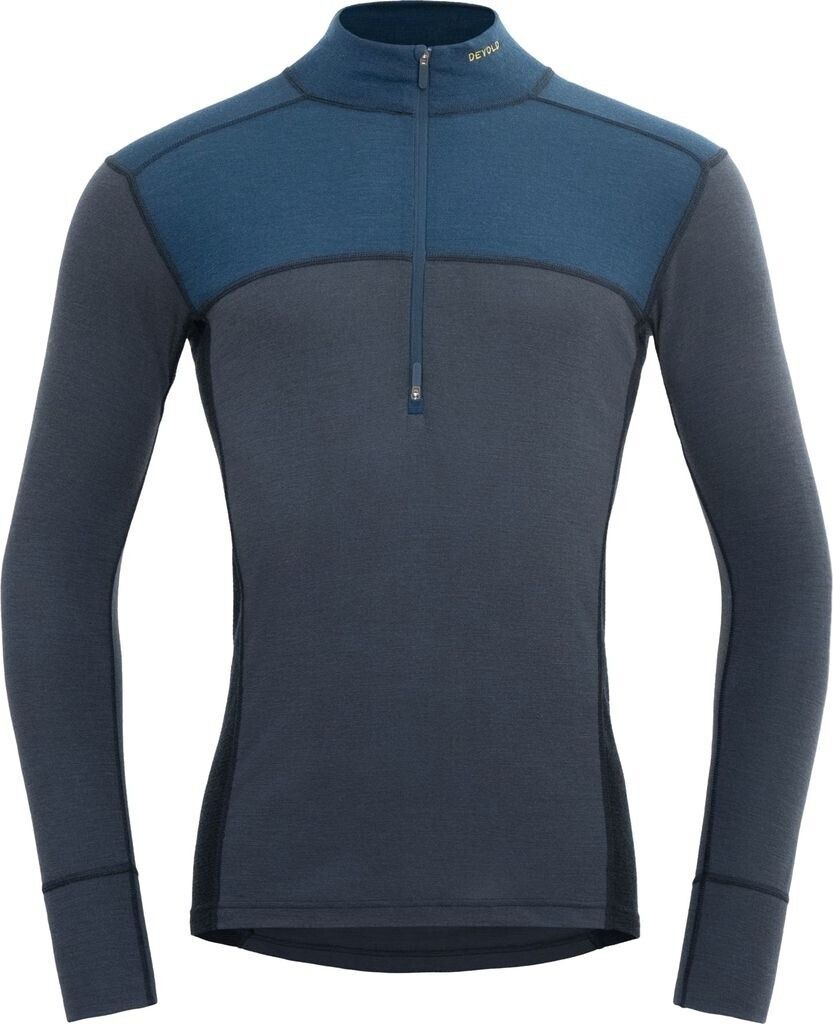 Devold Men's Lauparen Merino 190 Zip Neck, Size: XXL, Colour: Flood/Night/Ink