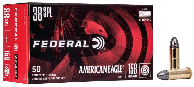 Federal 38 Special 158 Grain Lead Round Nose AE